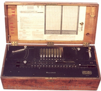 Millionaire mechanical calculator.